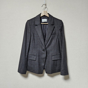 산드로 sandro 체크 모직 자켓 55사이즈