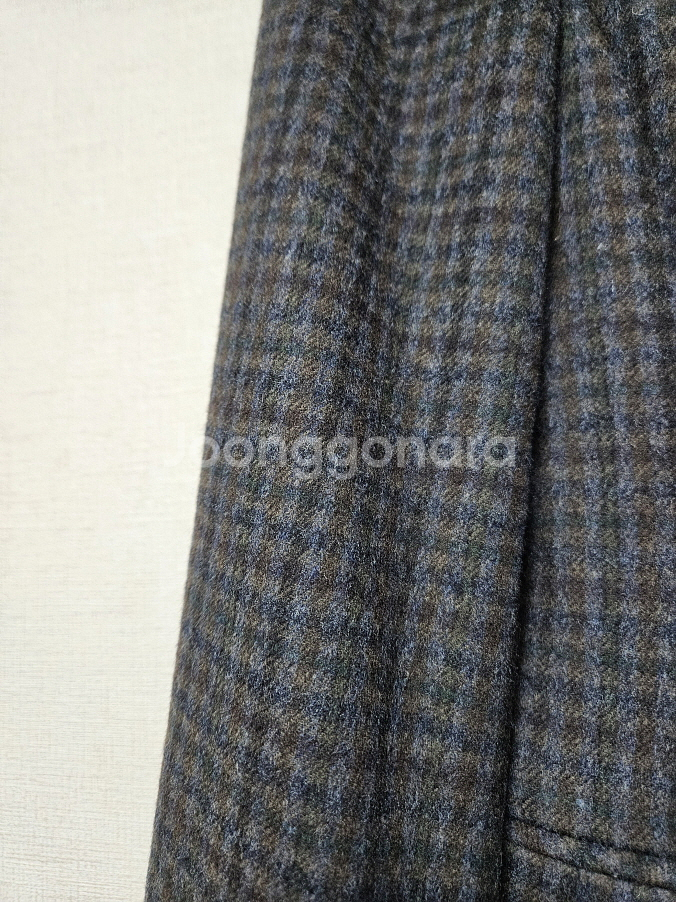 산드로 sandro 체크 모직 자켓 55사이즈--4