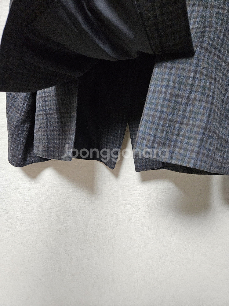 산드로 sandro 체크 모직 자켓 55사이즈--7