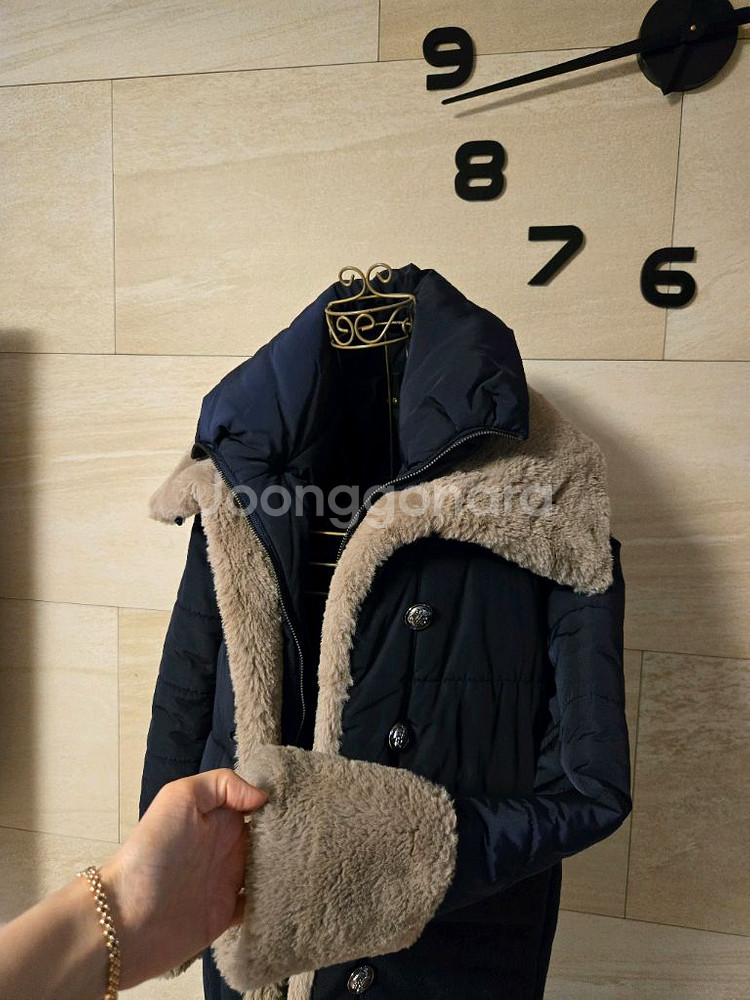 [F] 에고이스트 밍크퍼 패딩--2