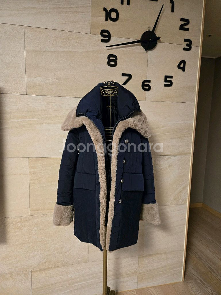 [F] 에고이스트 밍크퍼 패딩--0