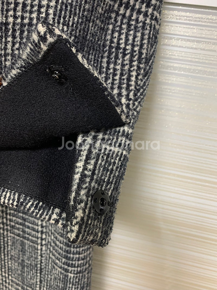 올리브 데 올리브 체크 코트 55-66사이즈--5