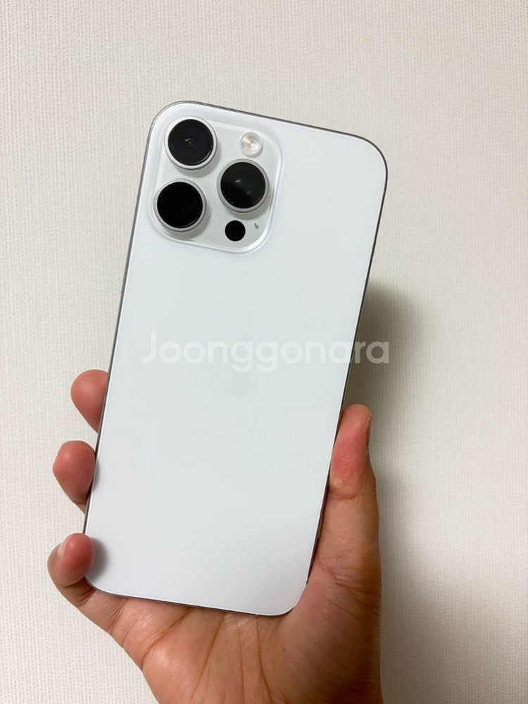 아이폰16프로맥스 화이트 티타늄 512G--0