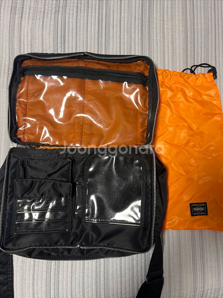 [L] 요시다포터 탱커 숄더백 블랙--4