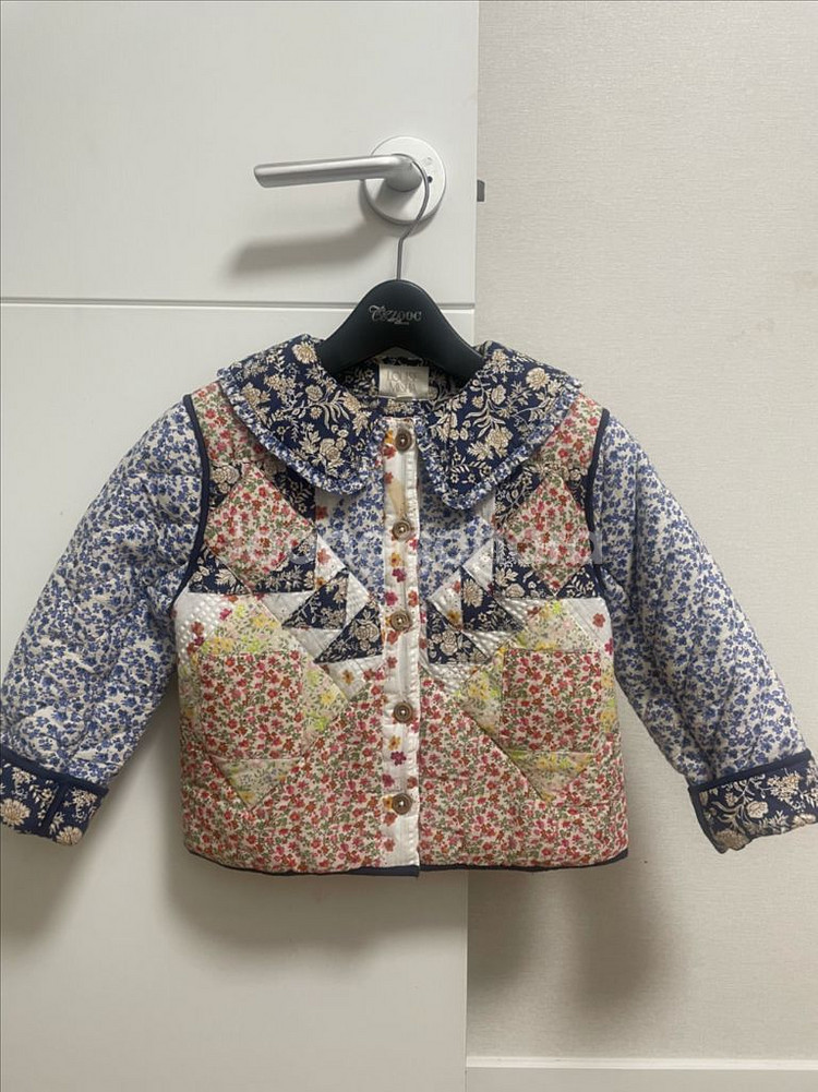 루이스미샤 패치워크 퀼팅쟈켓 6y--0