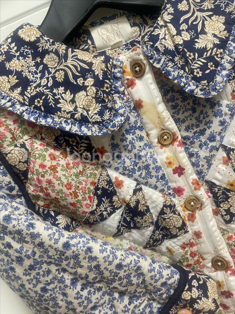 루이스미샤 패치워크 퀼팅쟈켓 6y--1