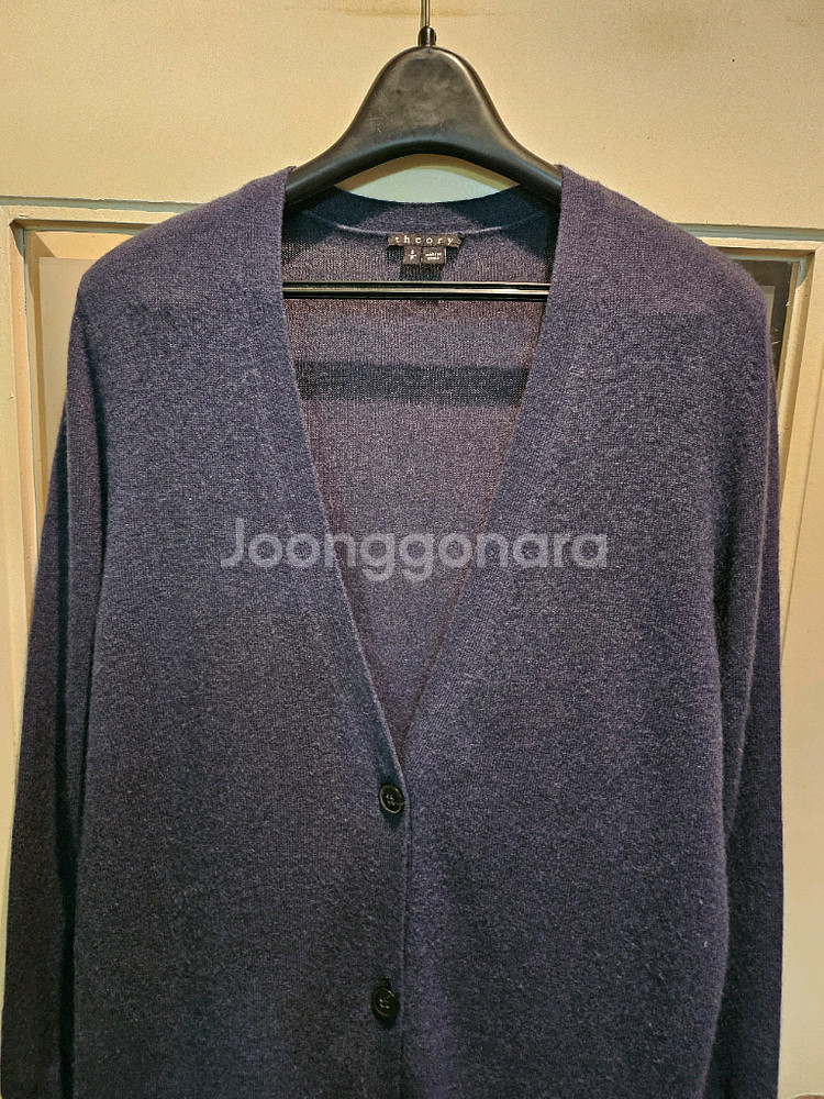 띠어리 캐시미어100 니트가디건 S--1