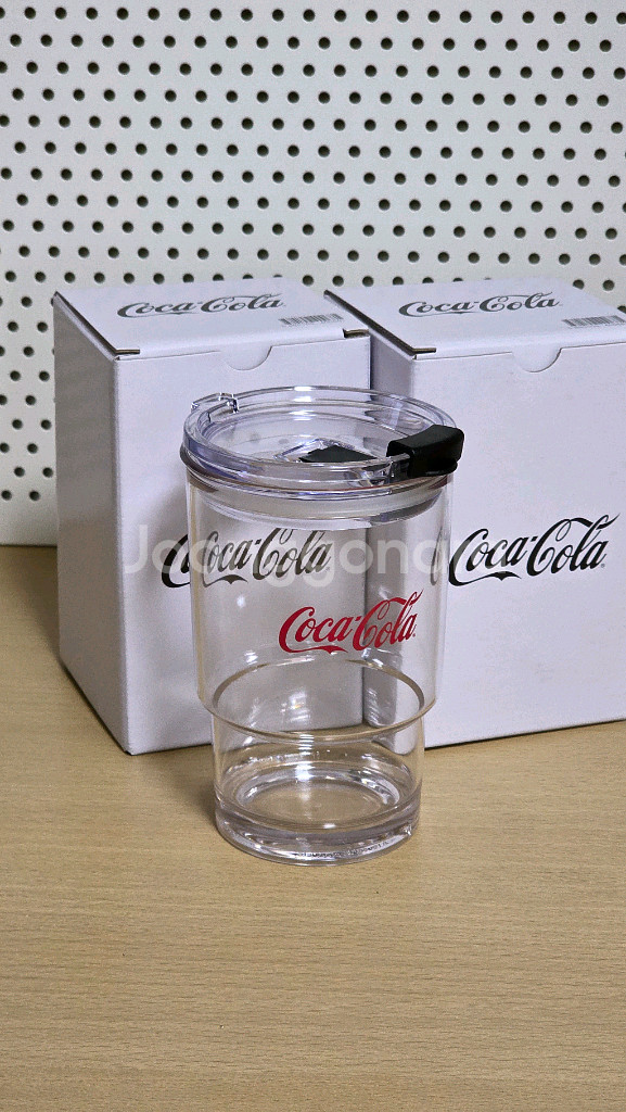 새제품 코카콜라 텀블러 2개 팝니다.--2