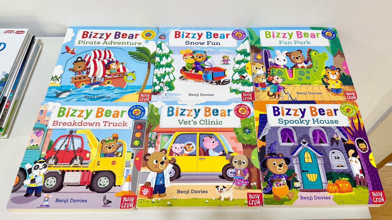 Bizzy Bear 비지베어 영어 원서 6권 세트--1