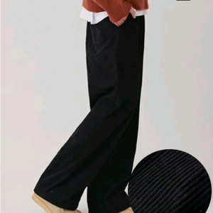 굿라이프웍스 세미 와이드 코듀로이 팬츠