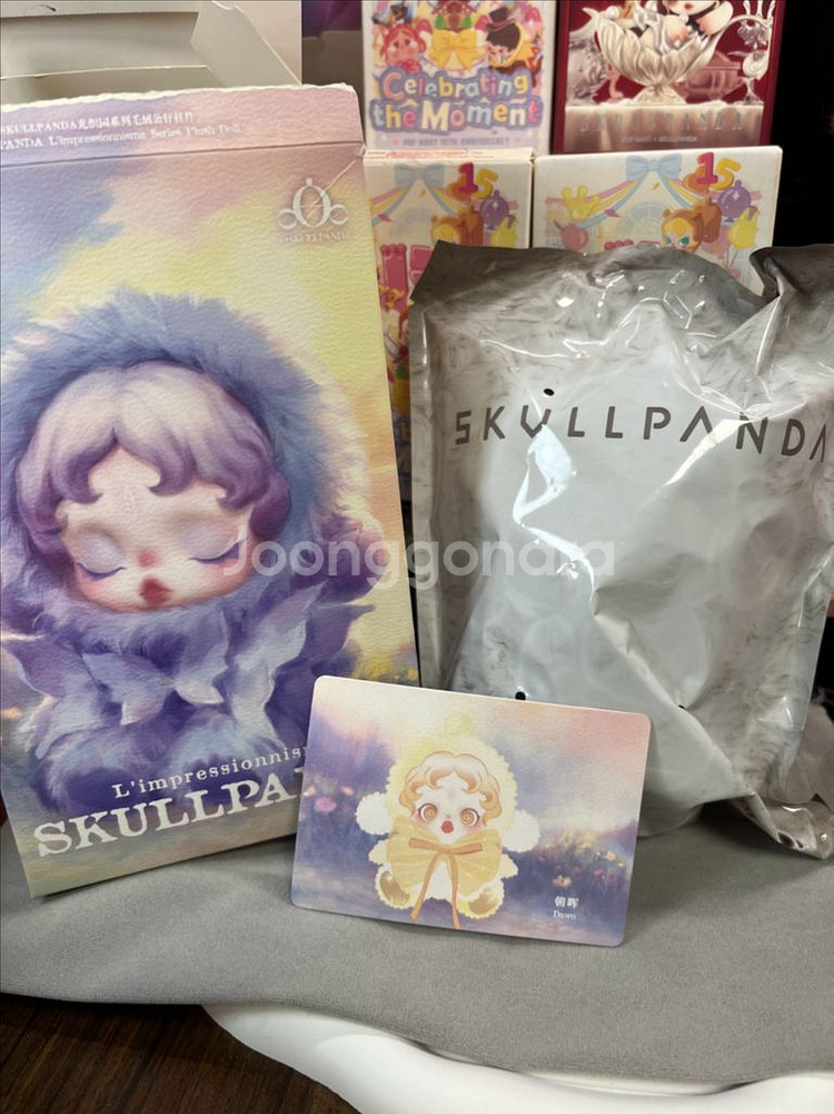 미개봉)팝마트 스컬판다 빛의 정원 시리즈 인형 키링--2