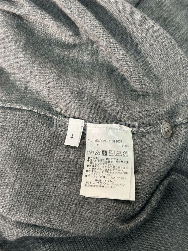 톰브라운 니트 그레이 4사이즈--6