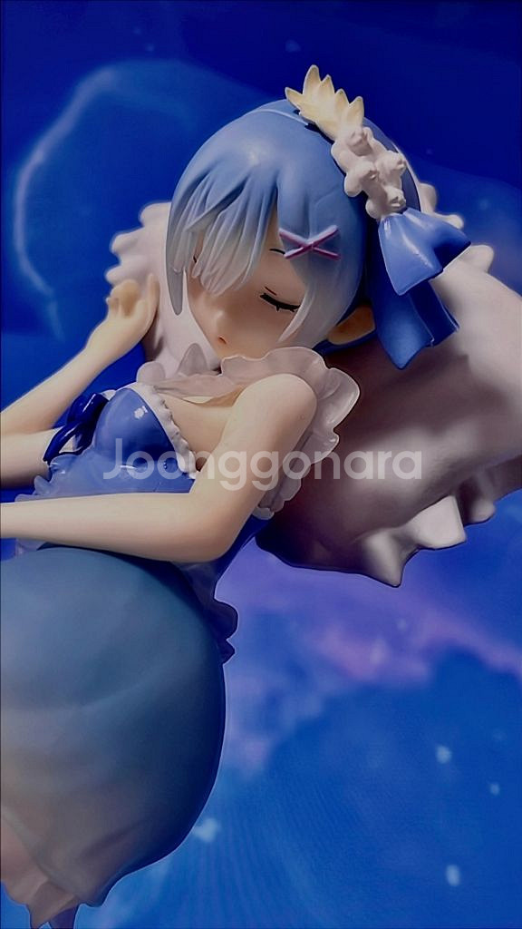 리제로 렘 쿠지 c상 피규어 미소녀 파자마 누운렘 누워있는렘--0