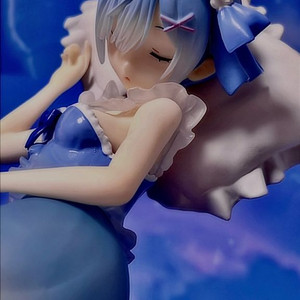 리제로 렘 쿠지 c상 피규어 미소녀 파자마 누운렘 누워있는렘