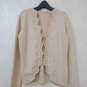 나쓰나쓰 VOGLIA DI 크로셰 캐시미어 가디건