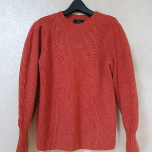 랑방컬렉션 LANVIN COLLECTION 카멜 블렌드 벌룬 니트 탑