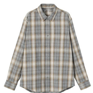무인양품 플란넬 체크 셔츠 M (무라리)
