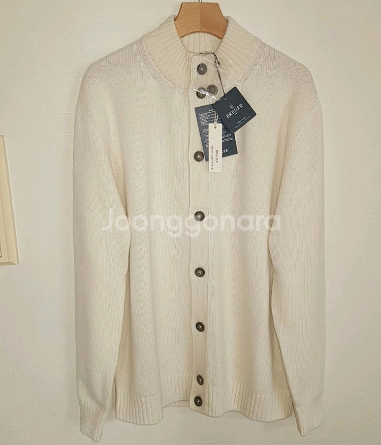 새제품) 159만원 브로이어 캐시미어100 가디건110--1