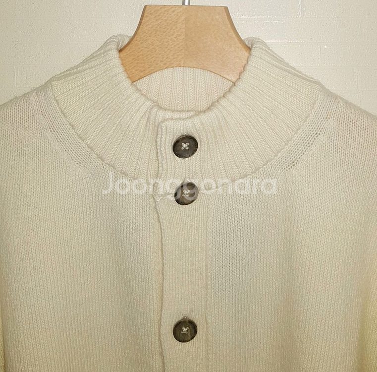 새제품) 159만원 브로이어 캐시미어100 가디건110--3