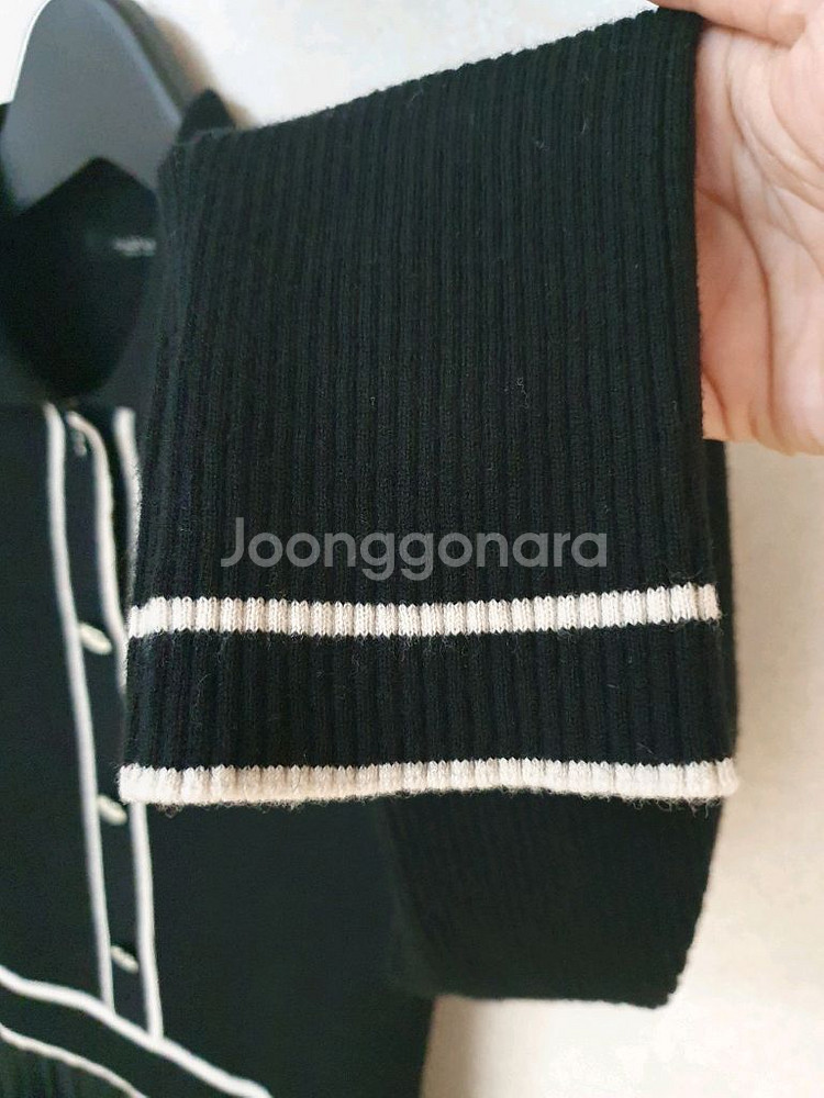 질스튜어트 JILLSTUART 울 니트 플리츠 원피스--5