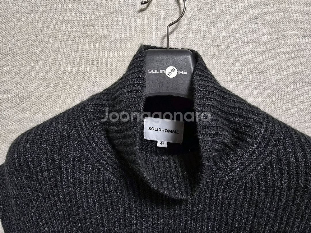 솔리드옴므 니트 베스트--2