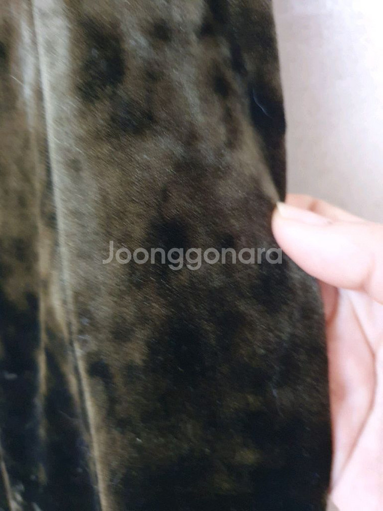 시스템 SYSTEM 밴딩 벨벳 스커트--7