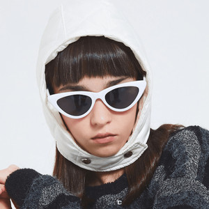 패딩모자 아이보리