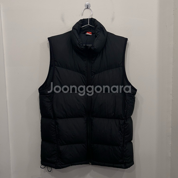 나이키 덕다운 무광 스탠다드 무지 조끼패딩--1