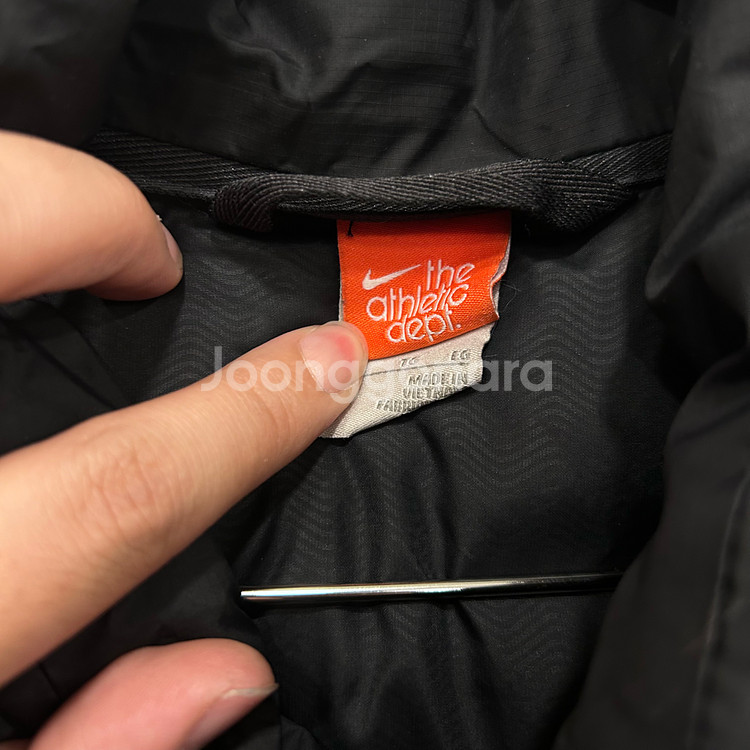 나이키 덕다운 무광 스탠다드 무지 조끼패딩--2