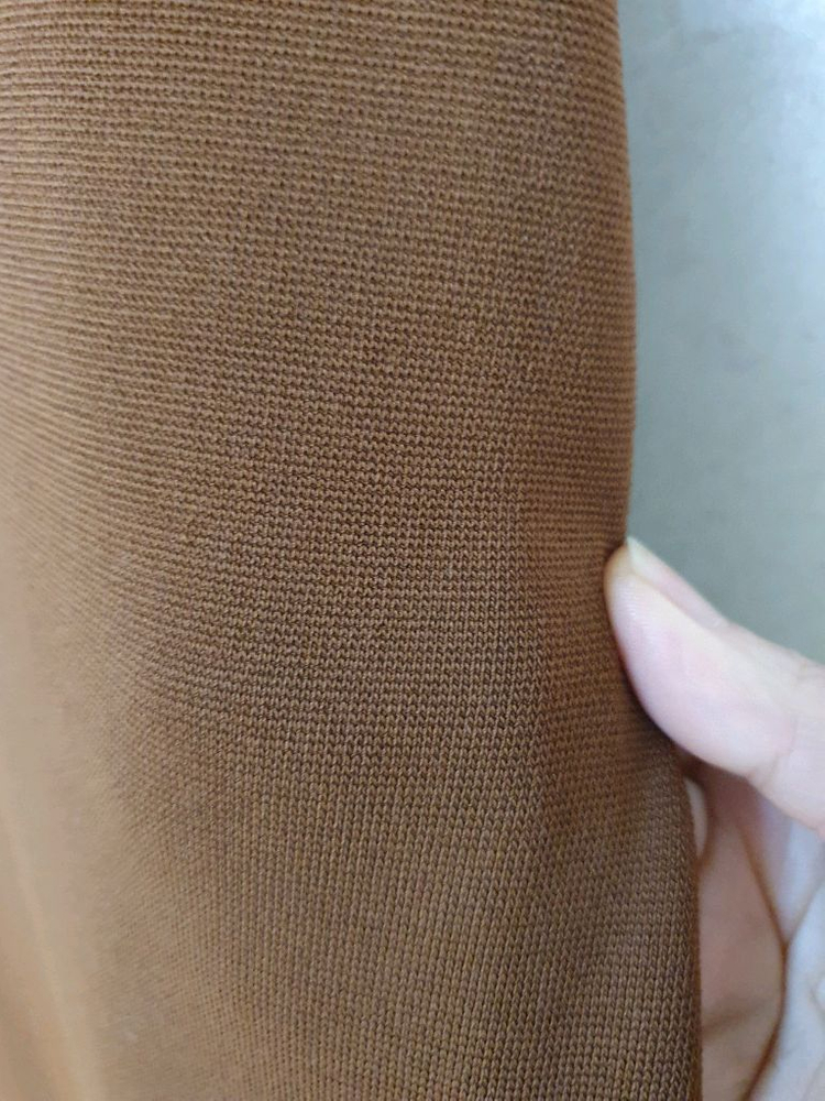 산드로 sandro 골드 버튼 슬릿 니트 스커트--7