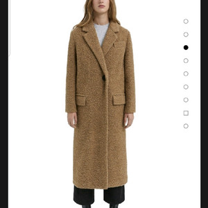 빔바이롤라 BIMBAYLOLA 카멜 부클레 코트