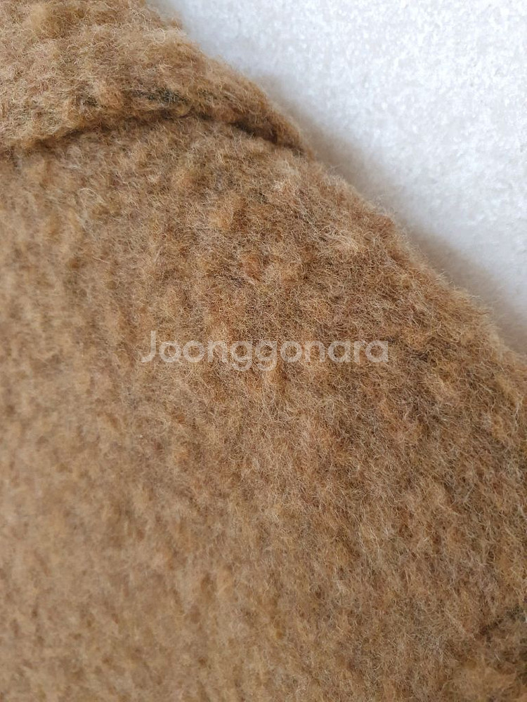 빔바이롤라 BIMBAYLOLA 카멜 부클레 코트--9