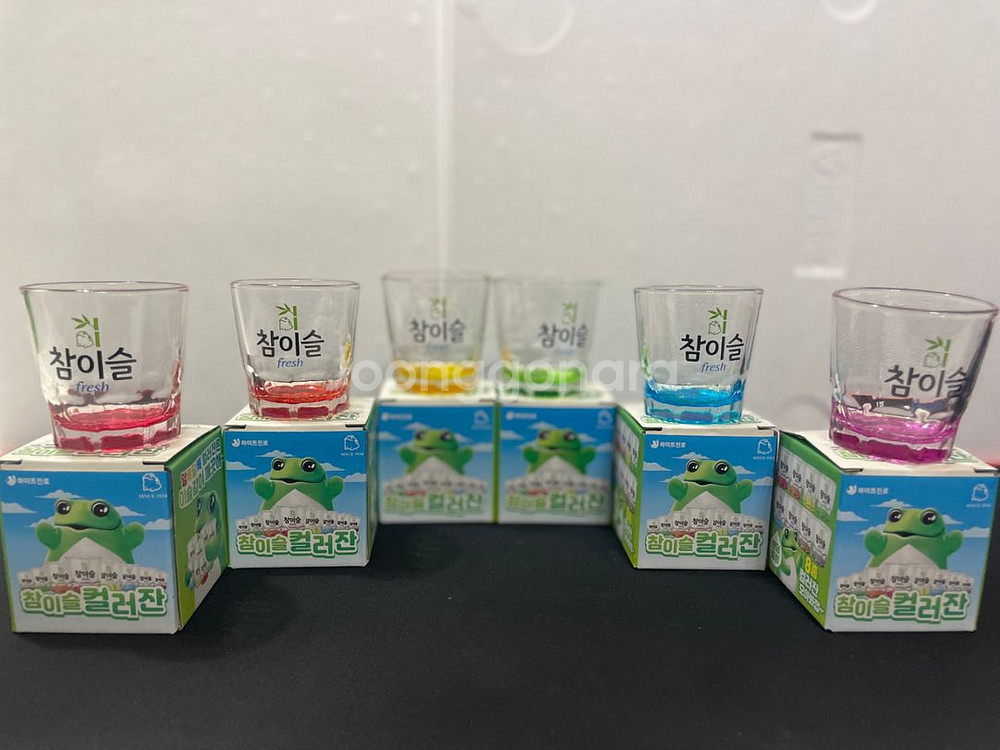 참이슬 컬러잔 6종--0