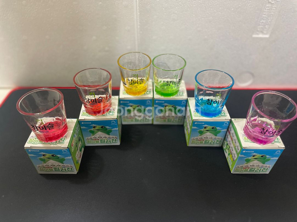 참이슬 컬러잔 6종--1