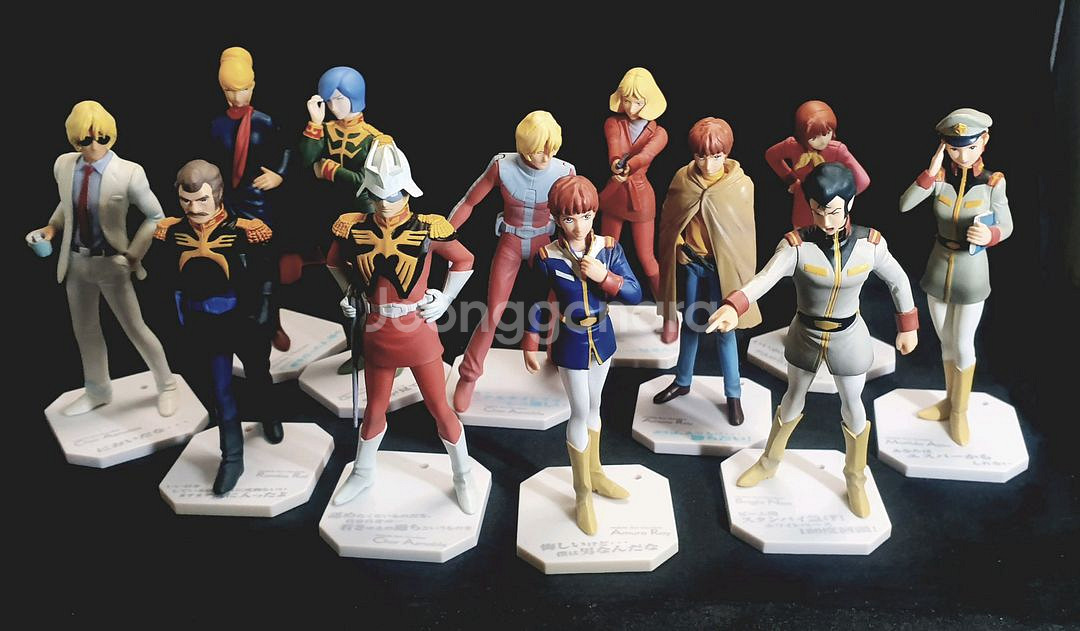 할인,건담,퍼스트,피규어,아무로,샤아,풀세트--0