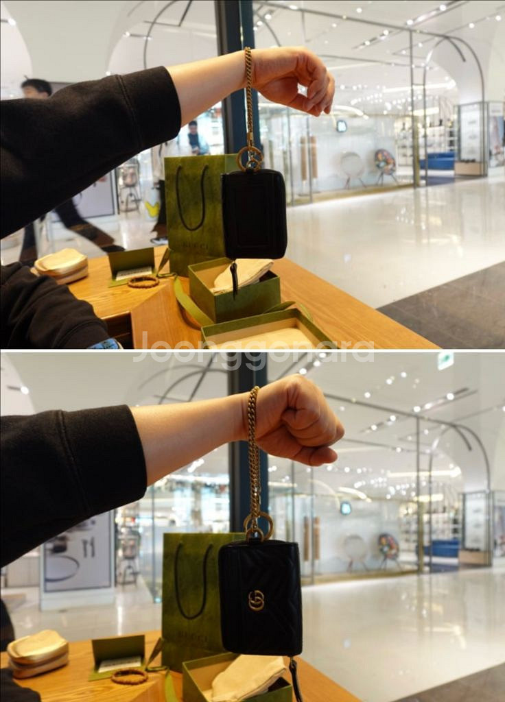 [새상품] 구찌 마몬트 체인 여성 지갑--6