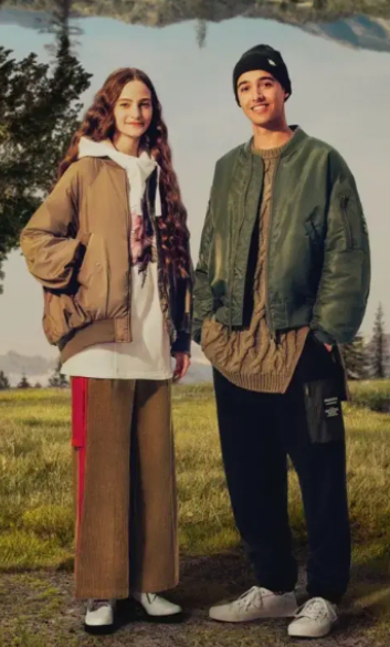 유니클로 GU 언더커버 팬츠 M(베이지)--1