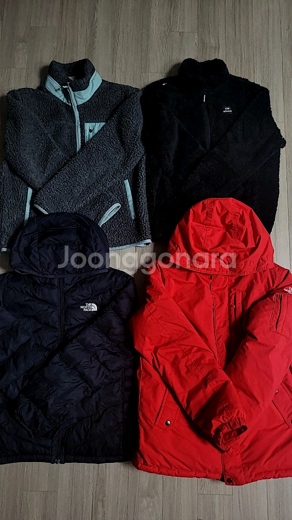 노스페이스 경량패딩 150 포함4벌 /남아의류 여아의류--0