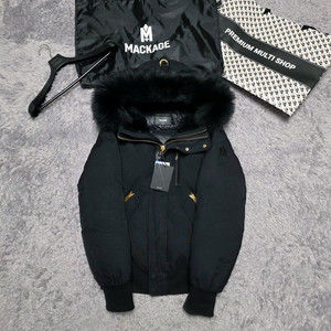 [클로젯][36][22~23F/w]맥케이지 딕슨 블랙 금장 숏 다운 패딩