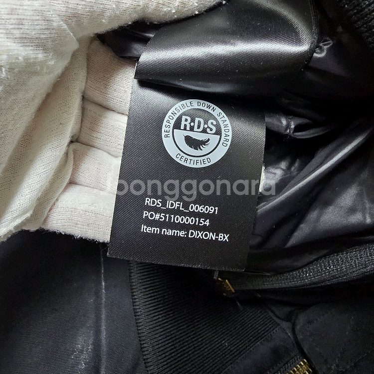 [클로젯][36][22~23F/w]맥케이지 딕슨 블랙 금장 숏 다운 패딩--5