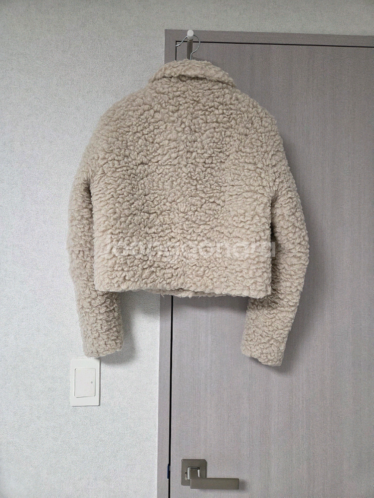 질스튜어트 양모 부클 자켓 코트--1