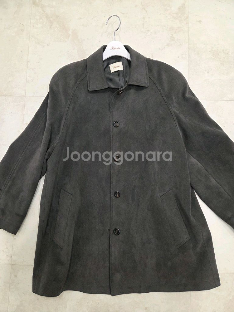 리본빛 nutty suede trench coat charcoal--4