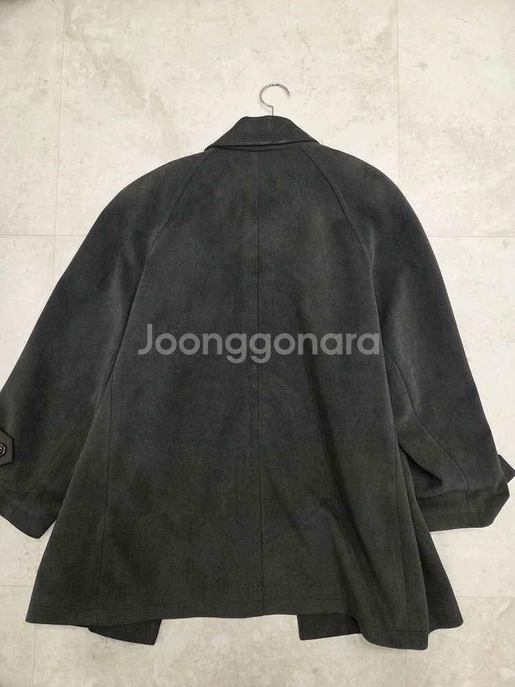 리본빛 nutty suede trench coat charcoal--5