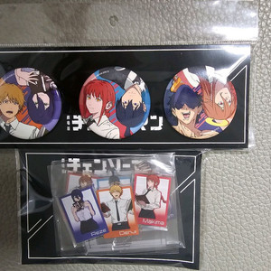 (특가) 체인소맨 북스토어 팝업 캔뱃지 아크릴 스탠드 굿즈 세트