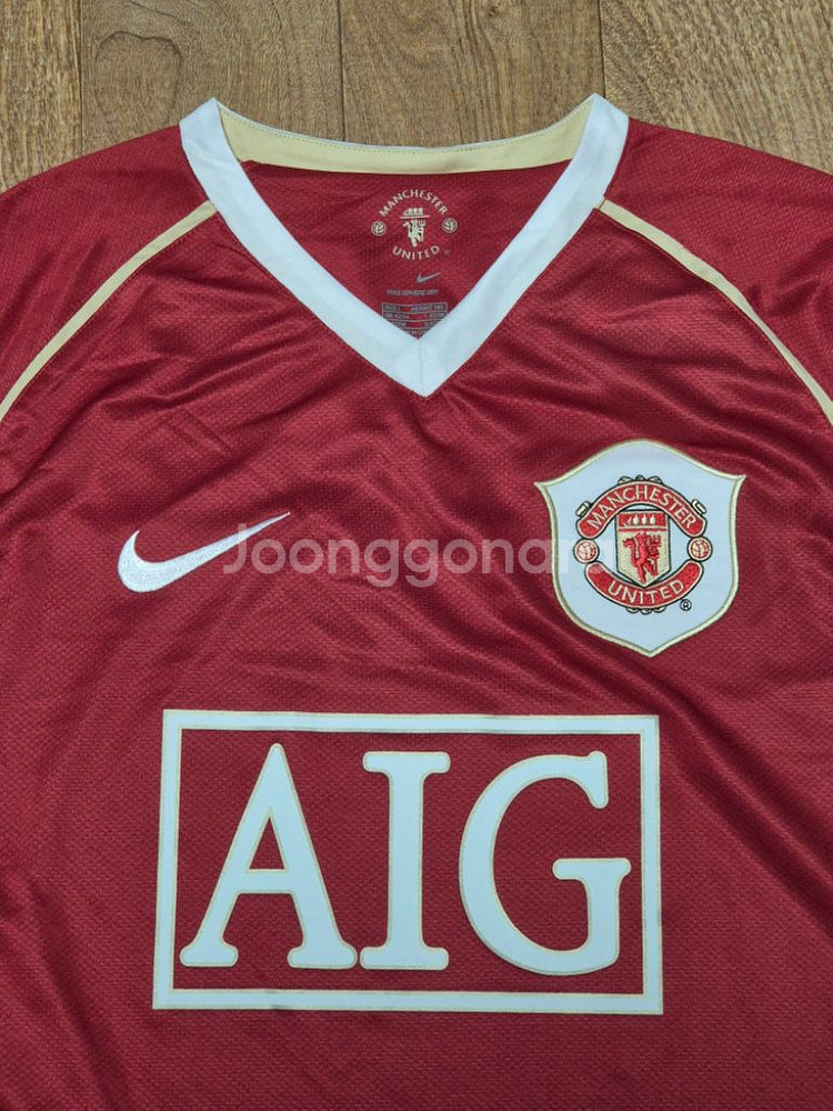 06-07 맨유 홈 박지성 긴팔 유니폼 L사이즈 레플리카--2