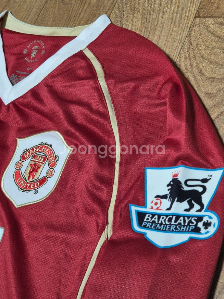 06-07 맨유 홈 박지성 긴팔 유니폼 L사이즈 레플리카--5