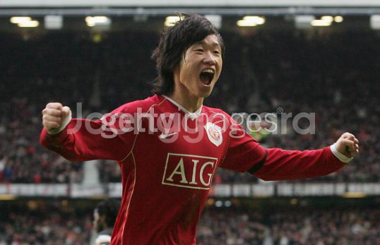 06-07 맨유 홈 박지성 긴팔 유니폼 L사이즈 레플리카--7