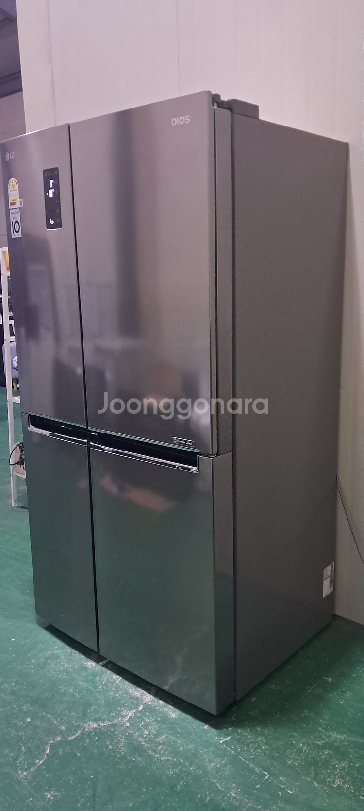 1598 엘지디오스 636L 2도어양문형냉장고(메탈)--2