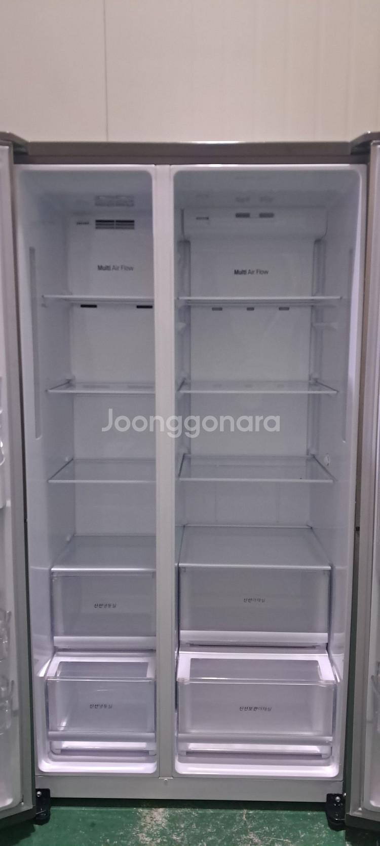 1598 엘지디오스 636L 2도어양문형냉장고(메탈)--5