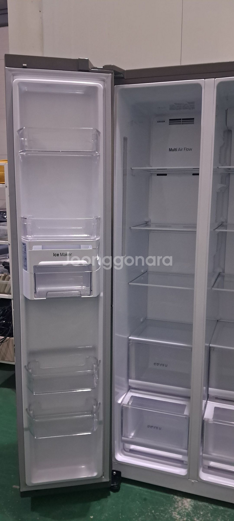 1598 엘지디오스 636L 2도어양문형냉장고(메탈)--6